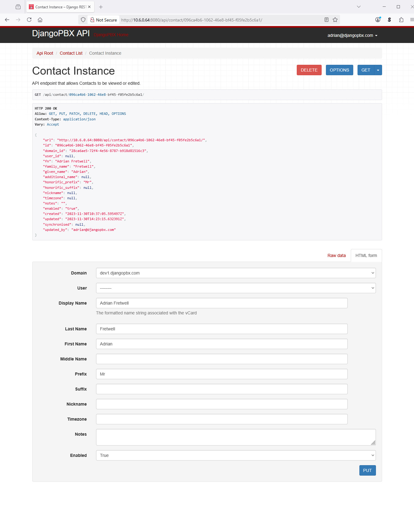 Example REST API Edit