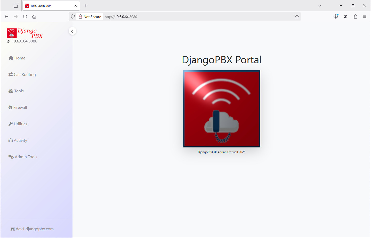 The Portal Welcome Screen
